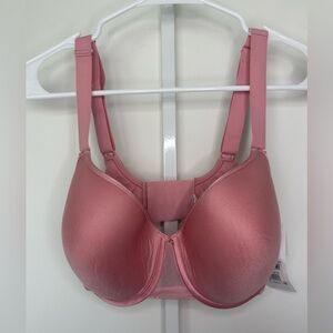 Chantelle C Jolie Comfort Convertible T-Shirt Bra Pink Lace 34G NWT